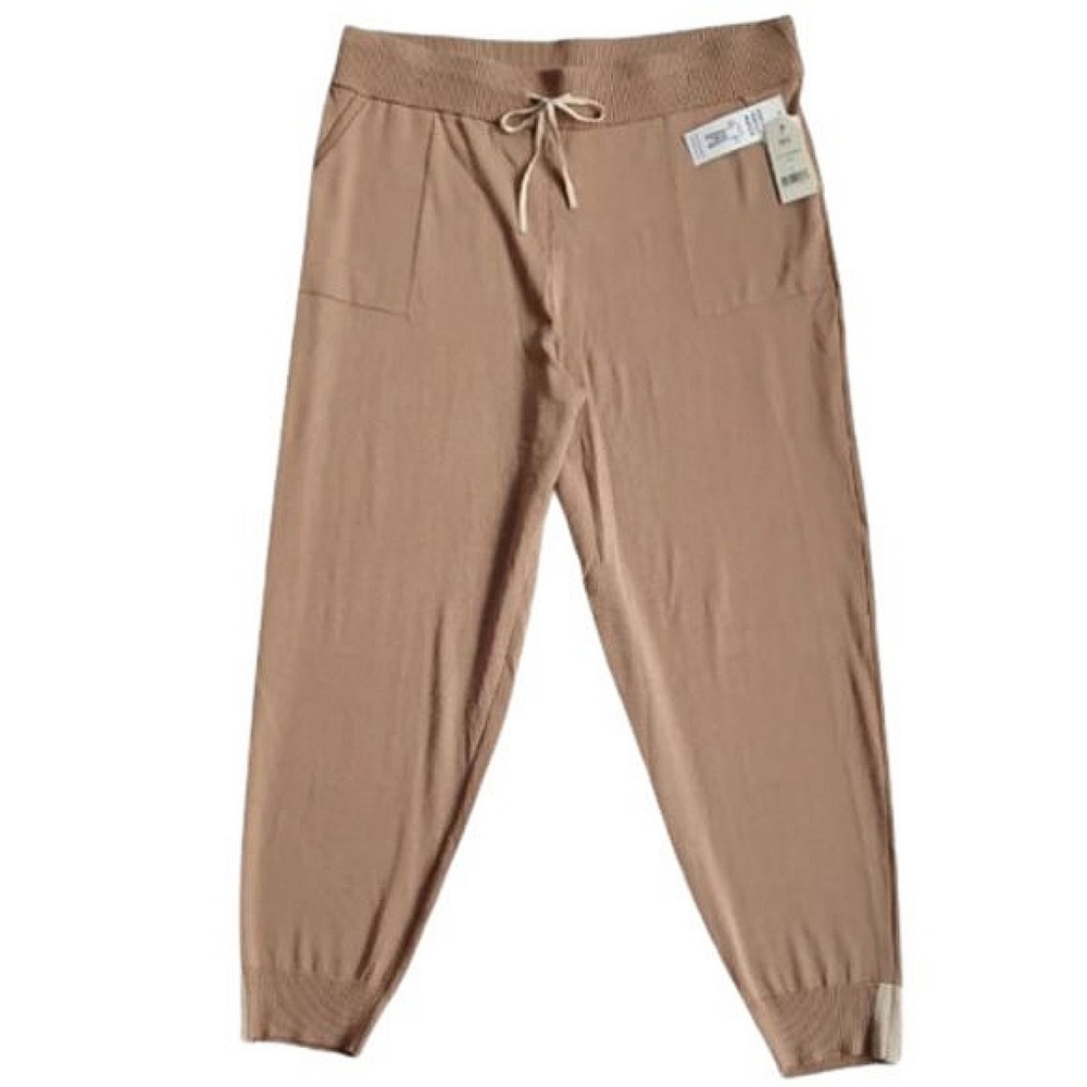 Olva by Olive & Vine Taupe Knit Lounge Pant NEW- Sz. 3X